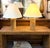 Mid-Century Modern Vintage Waterfall Console Table in a Woven Wicker, Raffia Basketweave Design For Sale - Image 3 of 9