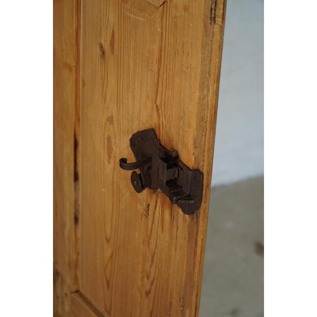 Antique Danish Wabi-Sabi Pine Cabinet with Paneled Doors, Late 18th Century For Sale - Image 11 of 18