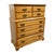 American Link Taylor Countryside Collection Solid Oak Early American Rustic 42" Chest on Chest 6606 For Sale - Image 3 of 13