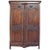 French Country 18th Century French Country Highly Carved Walnut Wedding Armoire For Sale - Image 3 of 10