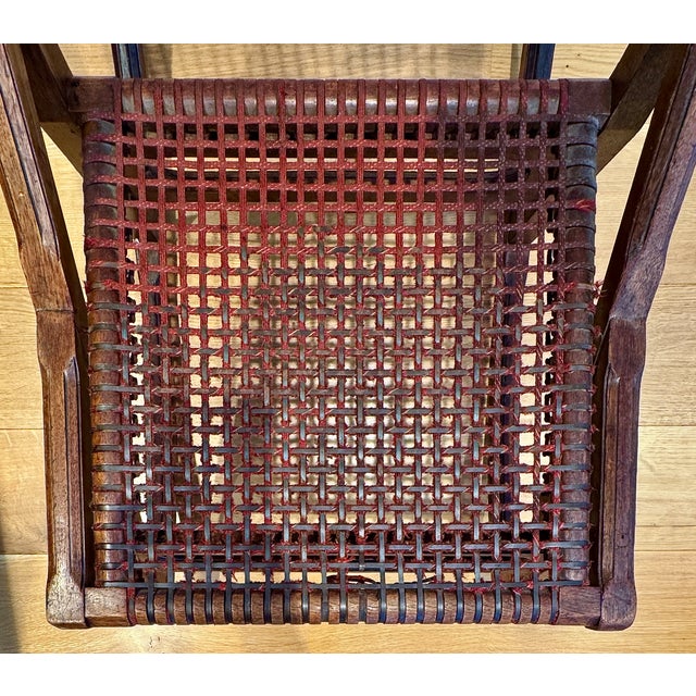 Wood George Hunzinger Aesthetic Movement Walnut Rocking Chair, Circa 1876 For Sale - Image 7 of 11