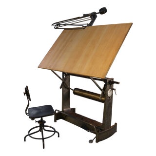 Unic Paris Architect Table by Lucien Sautereau, 1960s For Sale