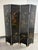 Design Plus Gallery presents Vintage Chinese Black Lacquer Four-Panel Folding Screen with Soapstone Inlay. This vintage...