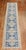 Turkish Vintage Denim Blue Geometric Turkish Runner - 2'4" x 11'10" For Sale - Image 3 of 9
