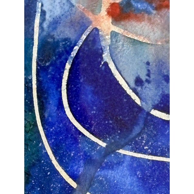 Paper Watercolor - Frank Pietrucha (1926-2014) For Sale - Image 7 of 11