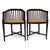 Arts & Crafts Barrel-Back Captain's Chairs in Walnut, United Kingdom, 1900s, Set of 2 For Sale - Image 4 of 9