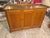 American Pulaski Oak Bar With Brass Top and Foot Rail, Griffin Carvings, Plus Custom Inset Oak Doors, Attributed For Sale - Image 3 of 13