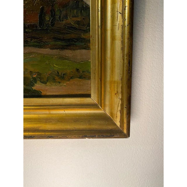Gerard Van Vliet, Dutch Architecture, Oil on Wood For Sale - Image 5 of 9