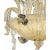 Murano Luxury 21st Century Italian Murano Glass Flower Chandelier – Gold & Clear For Sale - Image 4 of 6