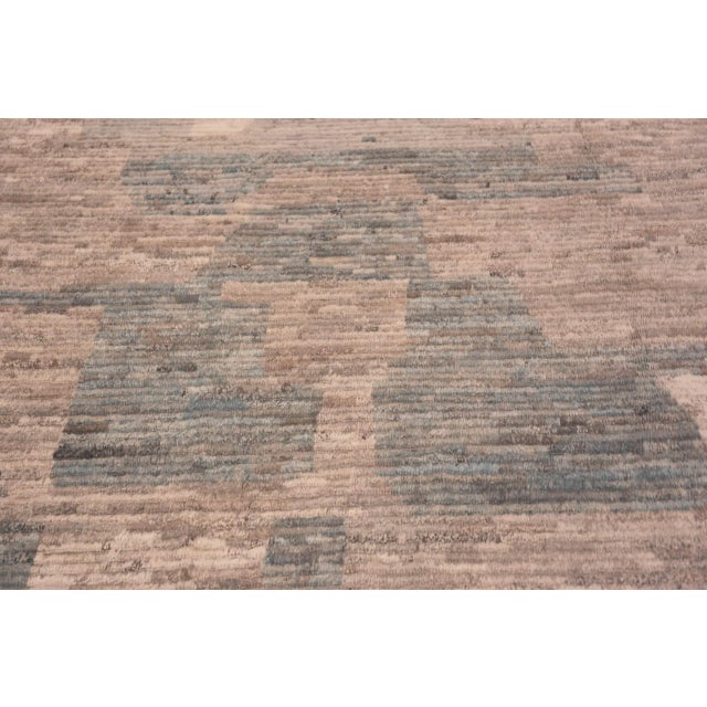 Abstract Large Modern Central Asian Rug For Sale - Image 3 of 6