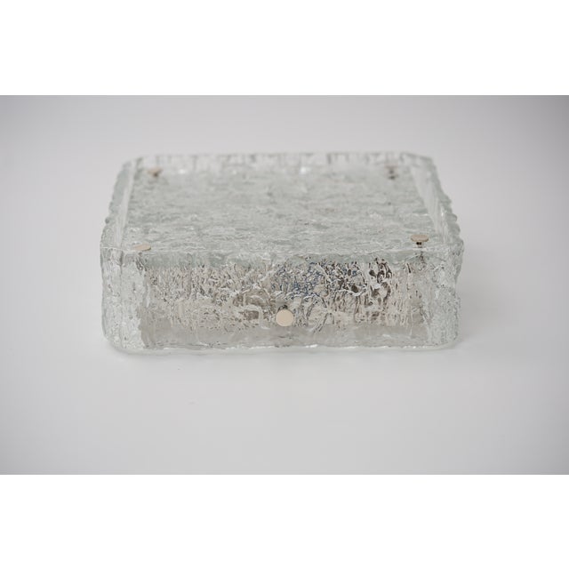 Mid-Century Modern Frosted Glass Ceiling Light from Kaiser Leuchten, 1970s For Sale - Image 3 of 10