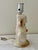 Shabby Chic Vintage Ceramic Lamp With Lamb For Sale - Image 3 of 5