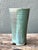 Mid-Century Modern Vintage Studio Pottery Green Vase For Sale - Image 3 of 13
