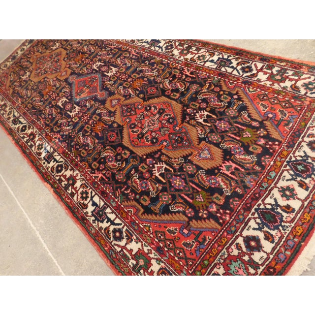 Mid 20th Century Hand Knotted Persian Rug For Sale - Image 9 of 11