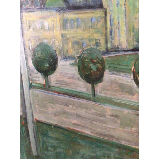 1960s Finnish Artist, View of Tampere, 1960s, Oil on Canvas For Sale - Image 5 of 13