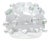 Glass Vase with Clear Optical Droplets by Luciano Gaspari for Salviati, 1962 For Sale