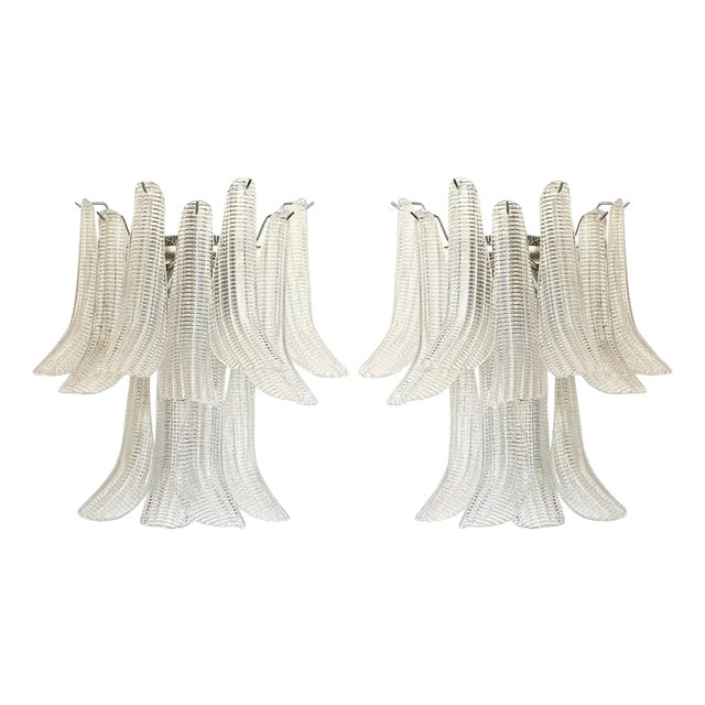 Murano Glass Wall Sconces by Simoeng, Set of 2 For Sale