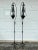 Metal Set of Two Early 20th Century Spanish Revival Metal Floor Lamps For Sale - Image 7 of 7