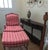 French Provincial Rare French Provincial Stanton Cooper Woodmark Originals Bergère Chair & Ottoman For Sale - Image 3 of 7