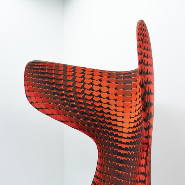 Textile Drum Chair by Mac Stopa for Cappelini, 2000s For Sale - Image 7 of 16