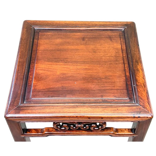 Oriental Hardwood Square Coffee Table, 1870 For Sale - Image 9 of 11