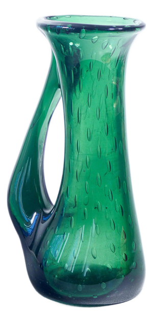 Murano Blown Glass Bullicante Vase