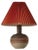 Tue Poulsen Table Lamp Scandinavian Modern Ceramic in Earth Colors, 1960s attributed to Tue Poulsen For Sale
