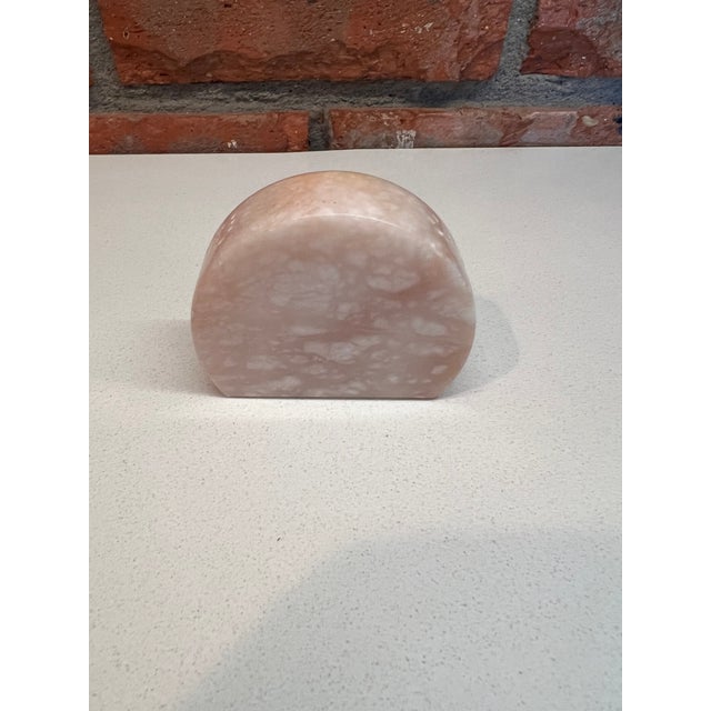 Unique One-Piece Mid Century Marble Salt and Pepper Shaker For Sale - Image 10 of 10