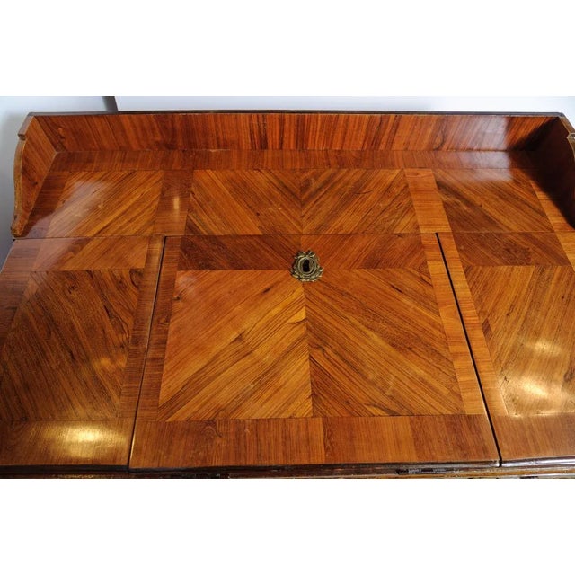 Brown Antique French Valuables Cabinet For Sale - Image 8 of 10