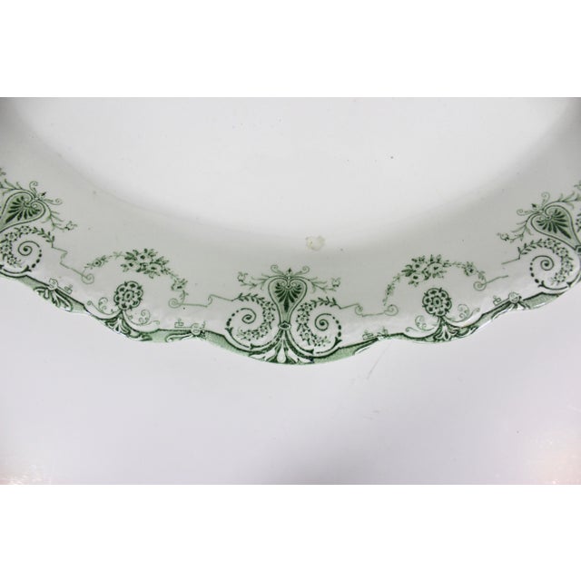 Early 20th Century Antique English Ironstone Transferware Platter For Sale - Image 5 of 10