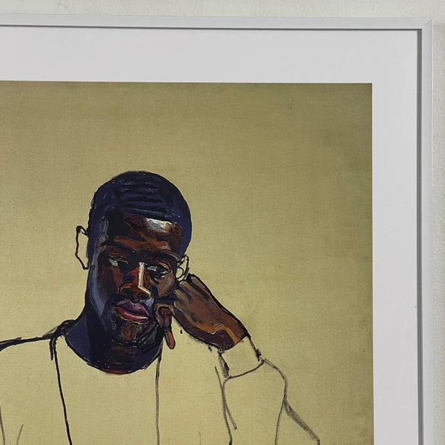 Figurative Alice Neel (American, 1900-1984) - “James Hunter Black Draftee” Archival Pigment Print on Paper (Framed) For Sale - Image 3 of 6