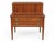 Traditional Vintage Federal-Style Tambour Writing Desk With Inlaid Details For Sale - Image 3 of 10