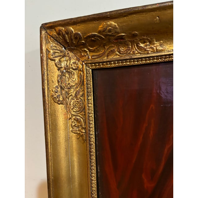 Black Circa 1810 Painting, Portrait of a Gentleman, Framed For Sale - Image 8 of 11