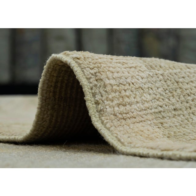 Tan Turkish Oushak Rug 12'2" x 15'2" #18560 For Sale - Image 8 of 8