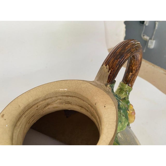 Faience Vase in Green, Red and Yellow with Lille Decor, 1757 For Sale - Image 9 of 18