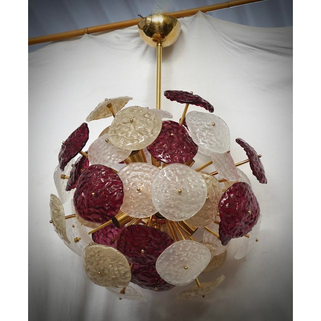 Murano Sputnik Art Glass Pendant Light, 2000 For Sale - Image 9 of 10