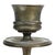 Pair Antique Brass Candlesticks & Cold Painted Bergman Bronze Parrots C1920 For Sale - Image 6 of 11