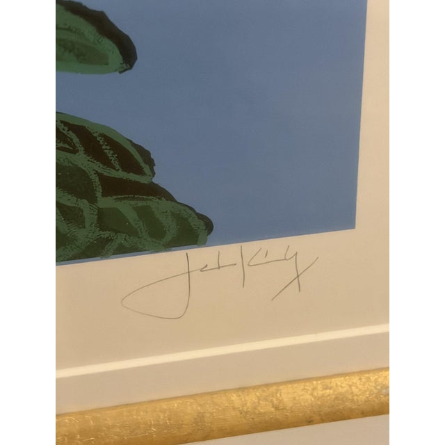 John Kiraly John Kiraly Signed Limited Edition Serigraph 167/300, Tropical Island Doorway, Framed For Sale - Image 4 of 7