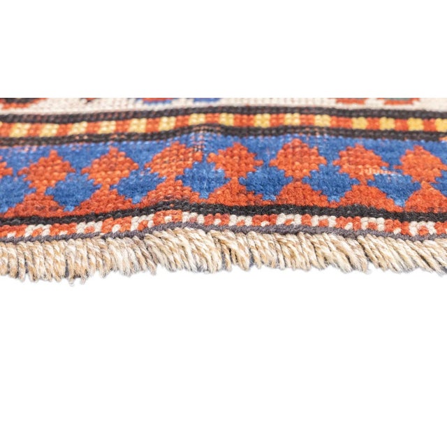 Textile Antique Kazak Rug 3'5'' x 6'3'' For Sale - Image 7 of 12