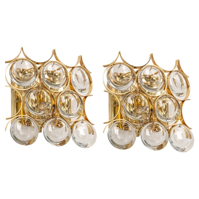 Crystal Wall Lights by Sciolari for Palwa, Germany, 1960s, Set of 2 For Sale - Image 11 of 11