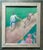 Impressionist Vintage 1965 Oil Painting of Football Players in Action For Sale - Image 3 of 9