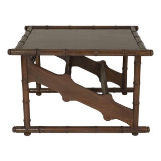 Vintage Bamboo Coffee Table, Italy, 1960s For Sale