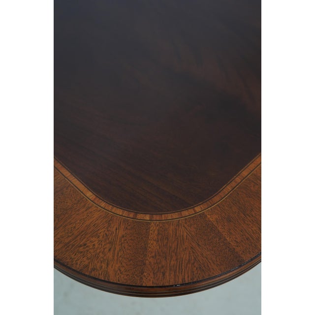 Henkel Harris Henkel Harris Model 2276 Mahogany Dining Room Table For Sale - Image 4 of 18