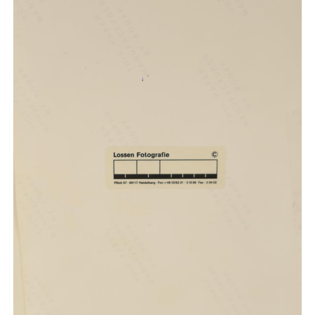 This photograph comes from the prestigious Lossen Fotografie studio in Heidelberg, founded in 1893 and renowned for its...