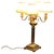 Brown Large Brass 4-Branch Table Lamp, 1960s For Sale - Image 8 of 8