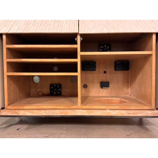 White Ironies Forte Custom Cabinet Office Desk For Sale - Image 8 of 12