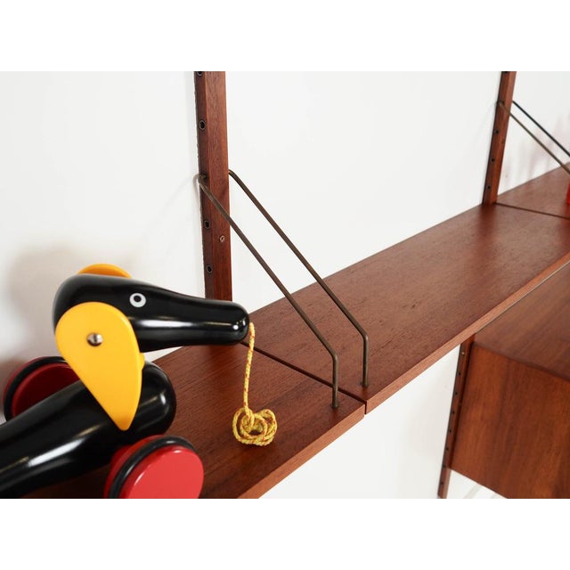 Danish Teak Shelving Unit, 1960s For Sale - Image 11 of 18