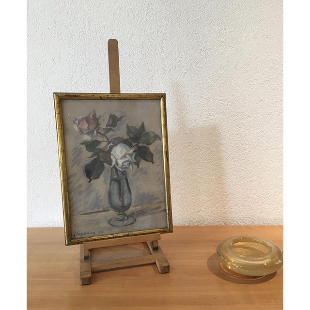 Painting of the frame a little worn by time. Painter born in 1887. Died in 1955. This piece has an attribution mark, I am...
