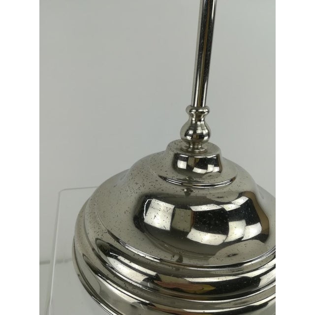 1930s Height Adjustable Chrome Plated Mens Desk Lamp, 1930 For Sale - Image 5 of 9