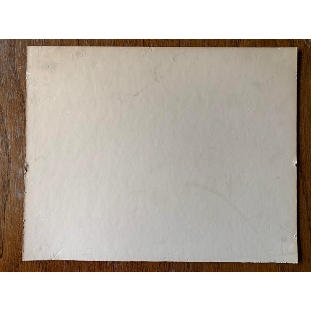 1960s Vintage Original Painting on Board of a Farm Landscape For Sale In Philadelphia - Image 6 of 8